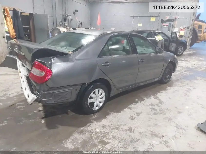 4T1BE32K42U565272 2002 Toyota Camry Le