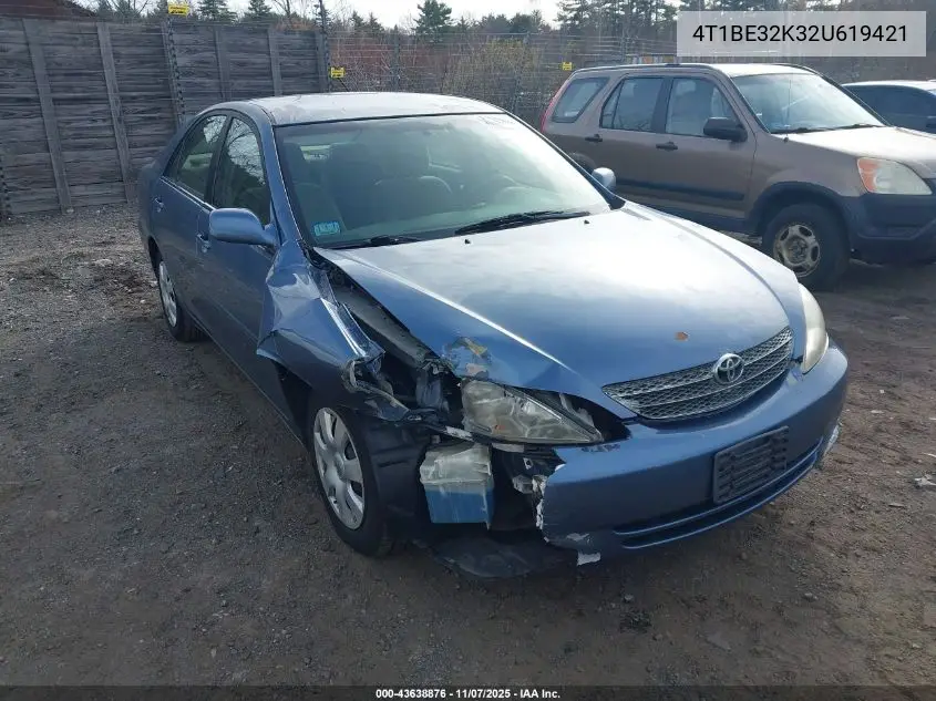 4T1BE32K32U619421 2002 Toyota Camry Le