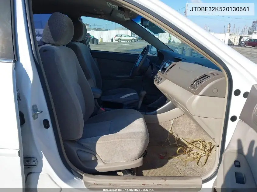 JTDBE32K520130661 2002 Toyota Camry Le