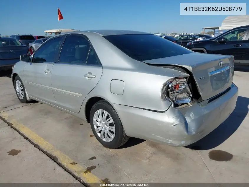 4T1BE32K62U508779 2002 Toyota Camry Le