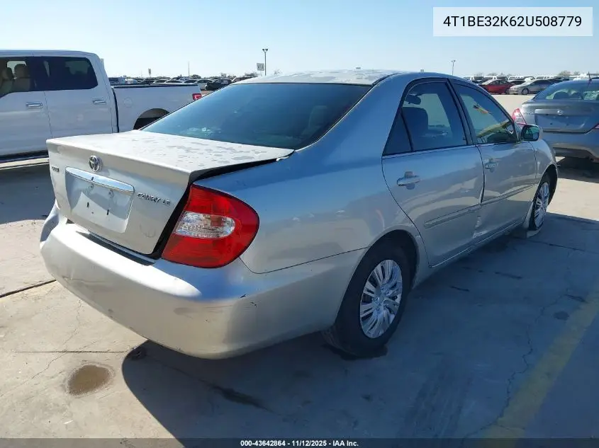 4T1BE32K62U508779 2002 Toyota Camry Le