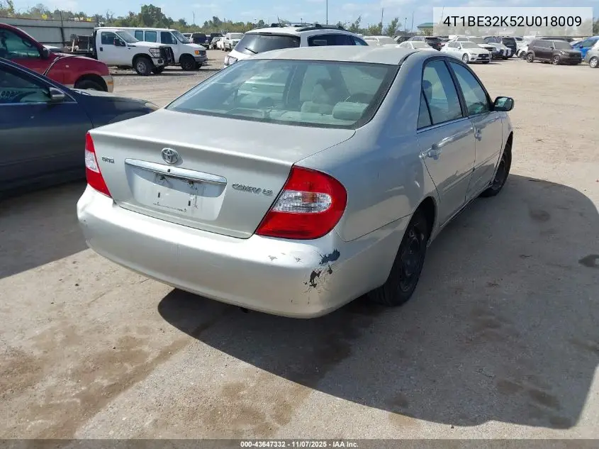 4T1BE32K52U018009 2002 Toyota Camry Le