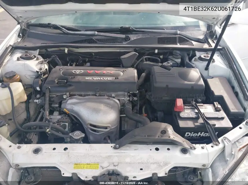 4T1BE32K62U061726 2002 Toyota Camry Le
