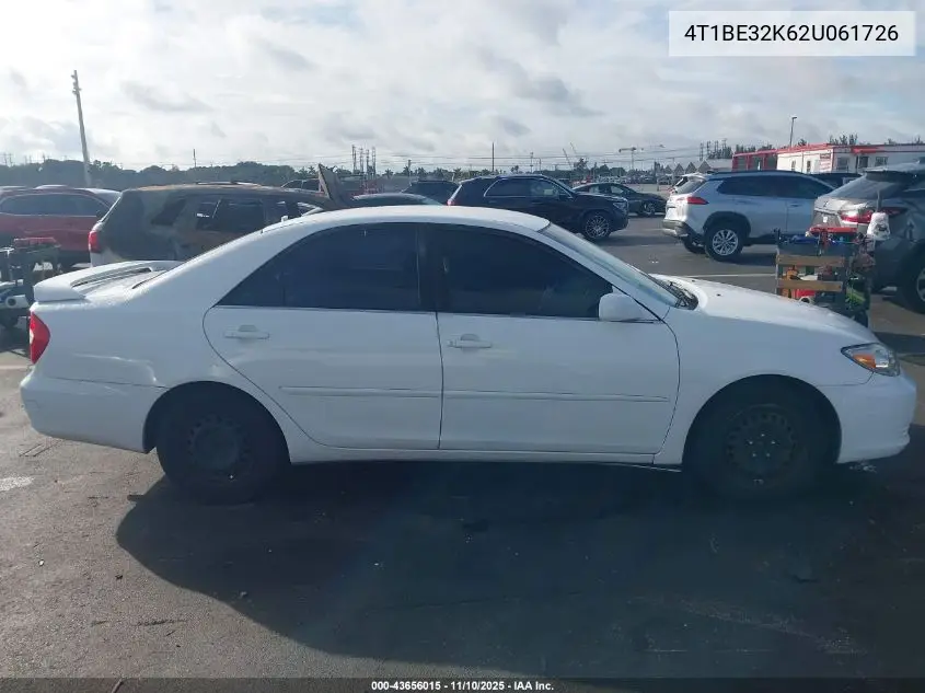 4T1BE32K62U061726 2002 Toyota Camry Le