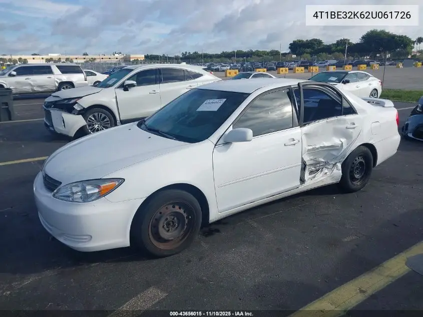 4T1BE32K62U061726 2002 Toyota Camry Le