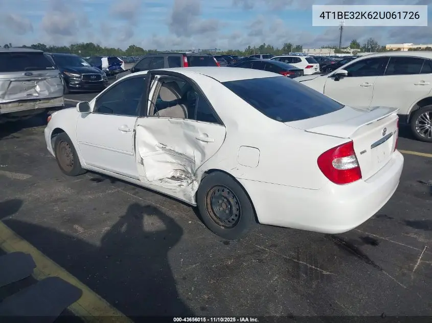 4T1BE32K62U061726 2002 Toyota Camry Le