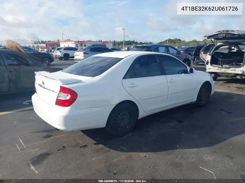 4T1BE32K62U061726 2002 Toyota Camry Le