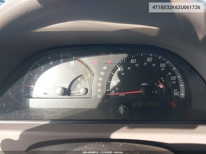 4T1BE32K62U061726 2002 Toyota Camry Le