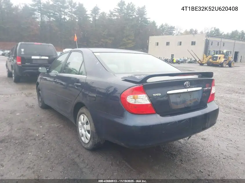 4T1BE32K52U620408 2002 Toyota Camry Le