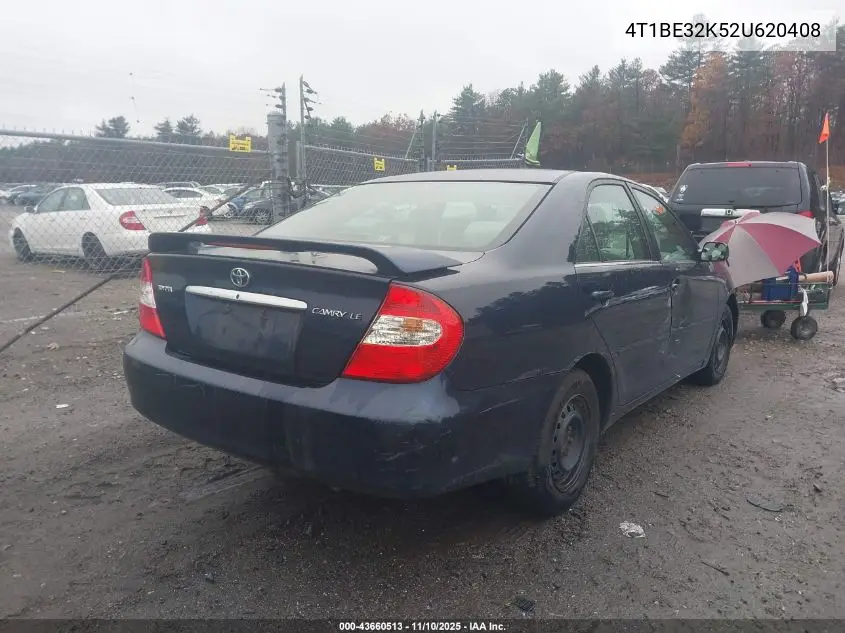 4T1BE32K52U620408 2002 Toyota Camry Le