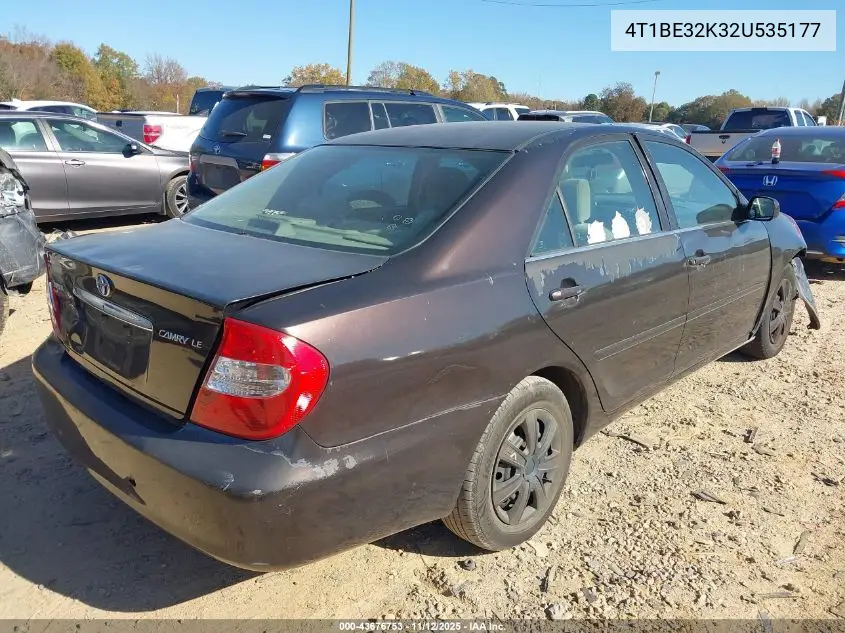 4T1BE32K32U535177 2002 Toyota Camry Le/Xle/Se