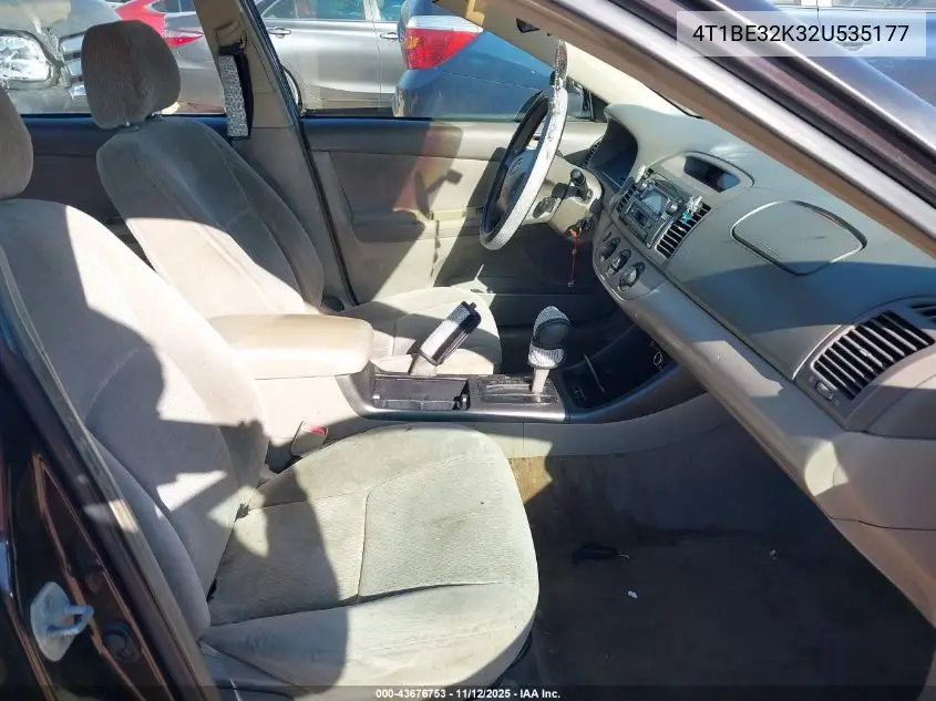 4T1BE32K32U535177 2002 Toyota Camry Le/Xle/Se
