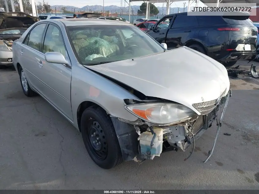 JTDBF30K620047272 2002 Toyota Camry Xle V6