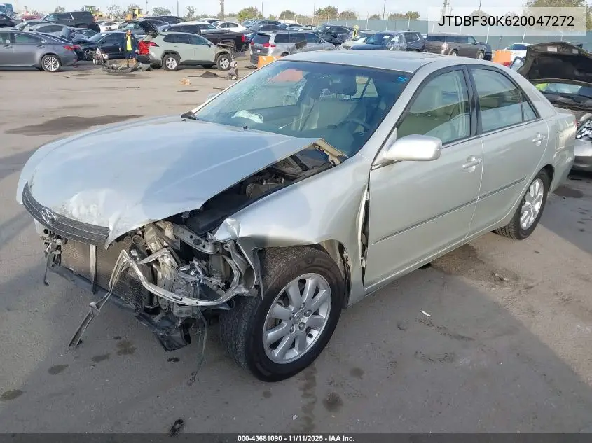 JTDBF30K620047272 2002 Toyota Camry Xle V6