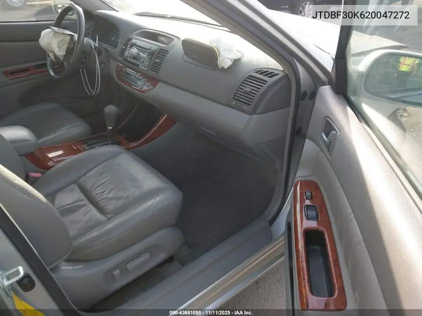JTDBF30K620047272 2002 Toyota Camry Xle V6
