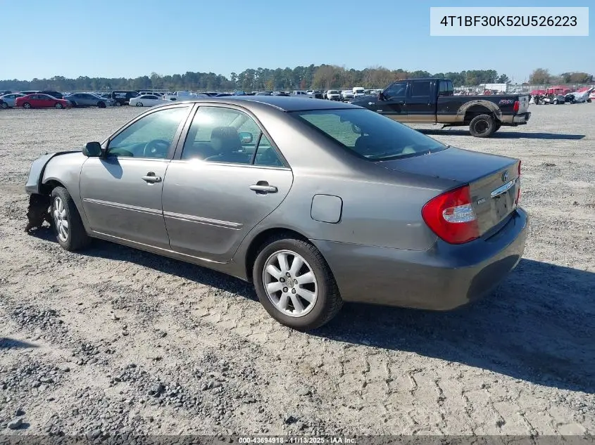 4T1BF30K52U526223 2002 Toyota Camry Xle V6