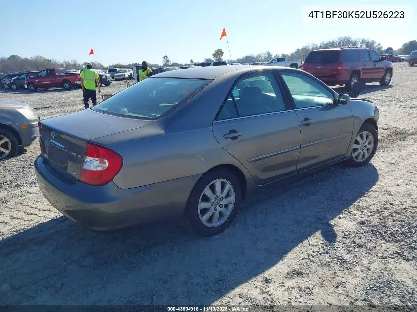 4T1BF30K52U526223 2002 Toyota Camry Xle V6