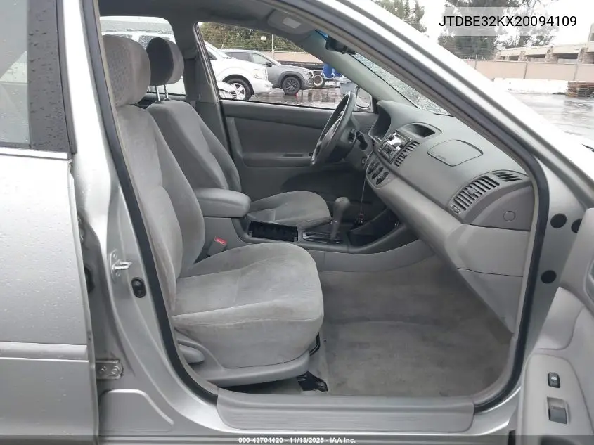 JTDBE32KX20094109 2002 Toyota Camry Le/Xle