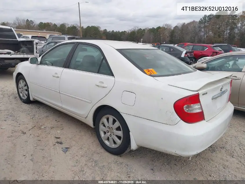 4T1BE32K52U012016 2002 Toyota Camry Le