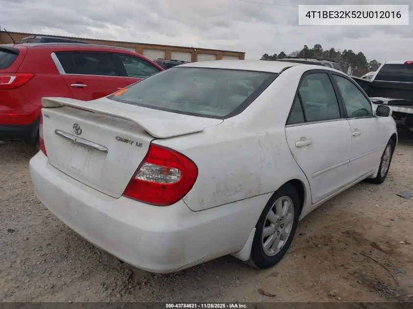 4T1BE32K52U012016 2002 Toyota Camry Le