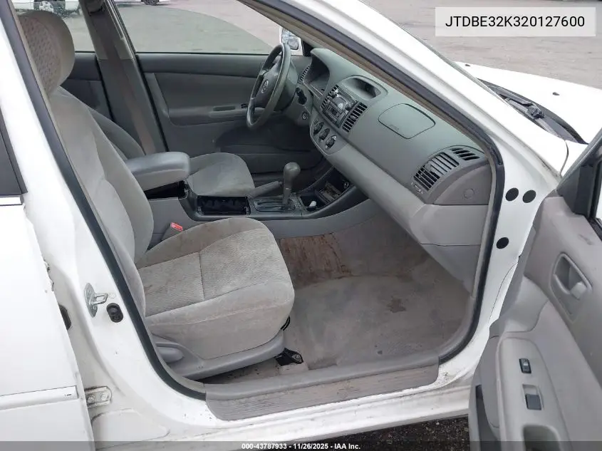 JTDBE32K320127600 2002 Toyota Camry Le