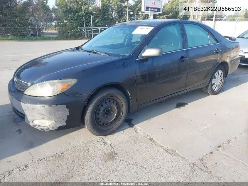 4T1BE32K22U566503 2002 Toyota Camry Se
