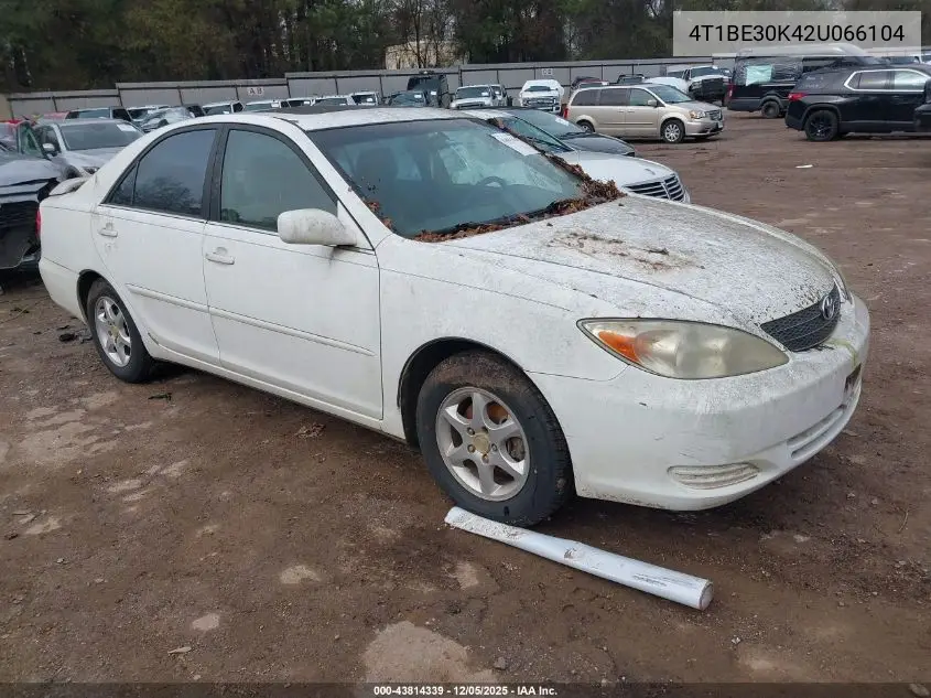 4T1BE30K42U066104 2002 Toyota Camry Le