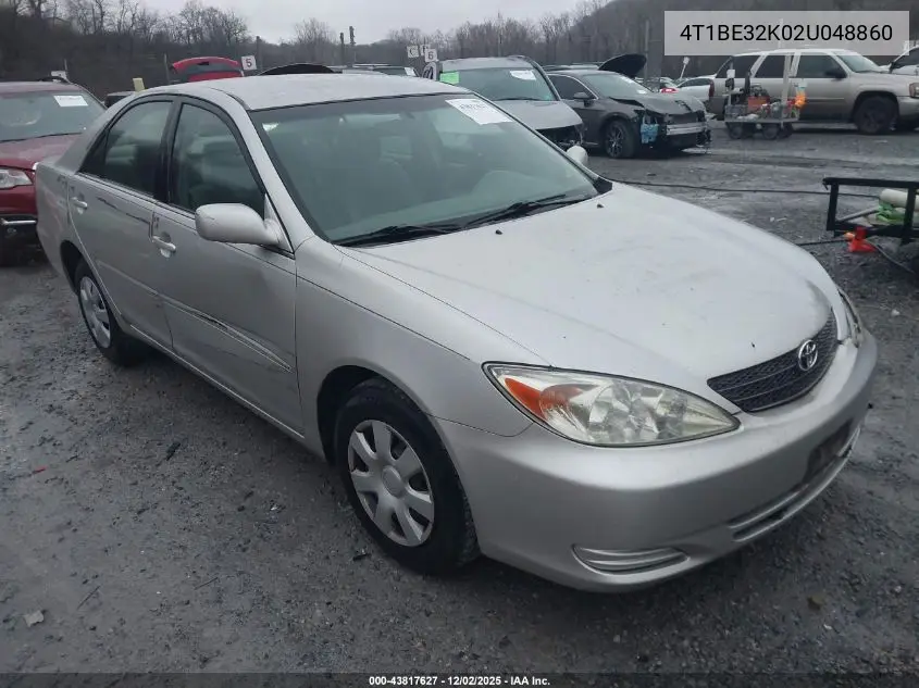 4T1BE32K02U048860 2002 Toyota Camry Le