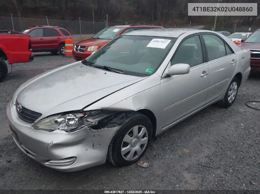 4T1BE32K02U048860 2002 Toyota Camry Le