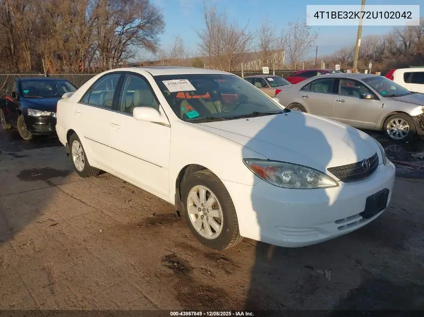 4T1BE32K72U102042 2002 Toyota Camry Xle