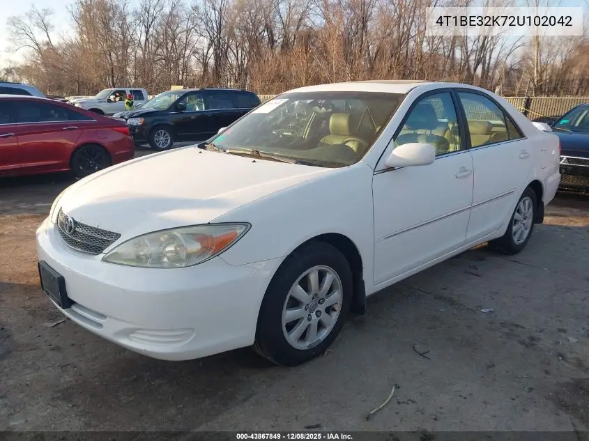 4T1BE32K72U102042 2002 Toyota Camry Xle