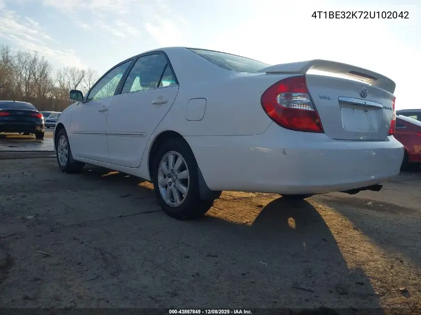 4T1BE32K72U102042 2002 Toyota Camry Xle