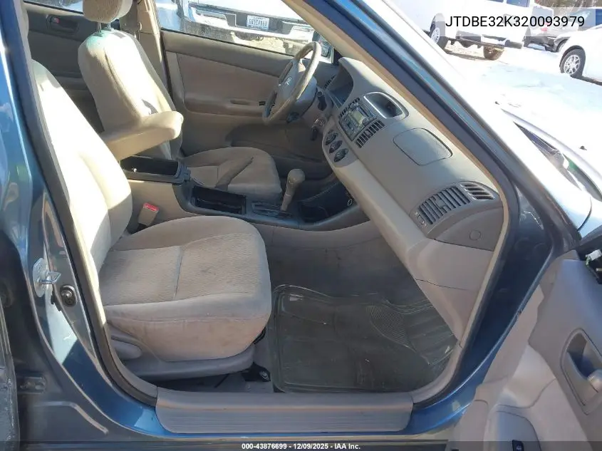 JTDBE32K320093979 2002 Toyota Camry Le