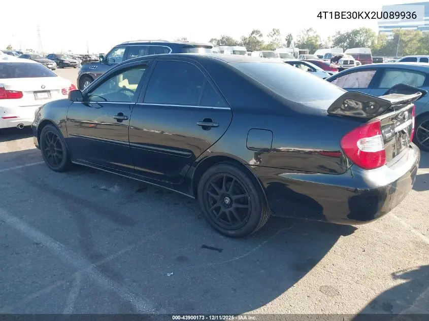 4T1BE30KX2U089936 2002 Toyota Camry Le