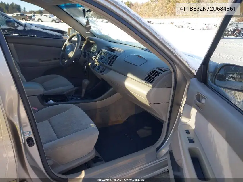 4T1BE32K72U584561 2002 Toyota Camry Le