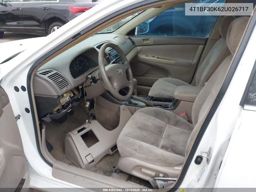 4T1BF30K62U026717 2002 Toyota Camry Le V6