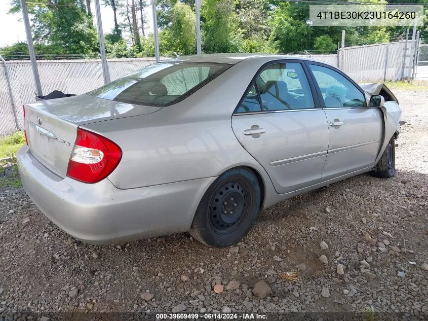 4T1BE30K23U164260 2003 Toyota Camry Xle