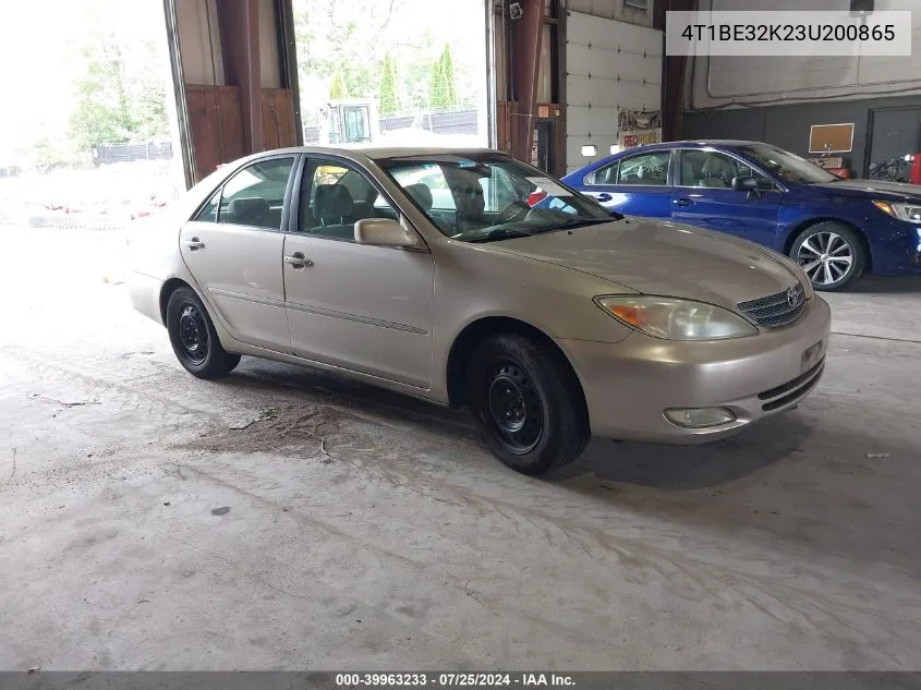 4T1BE32K23U200865 2003 Toyota Camry Xle