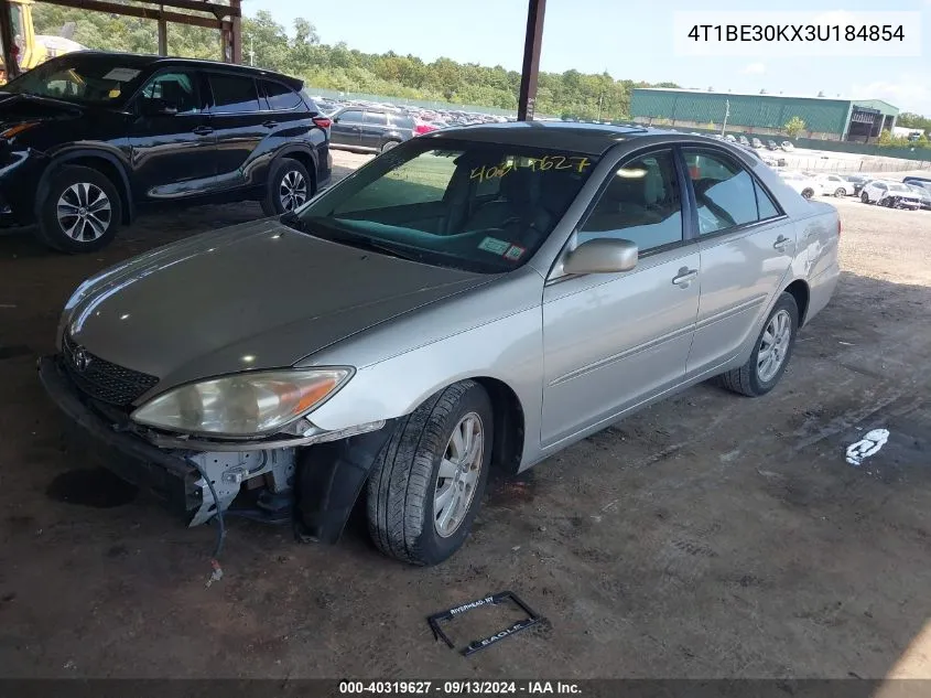 4T1BE30KX3U184854 2003 Toyota Camry Xle