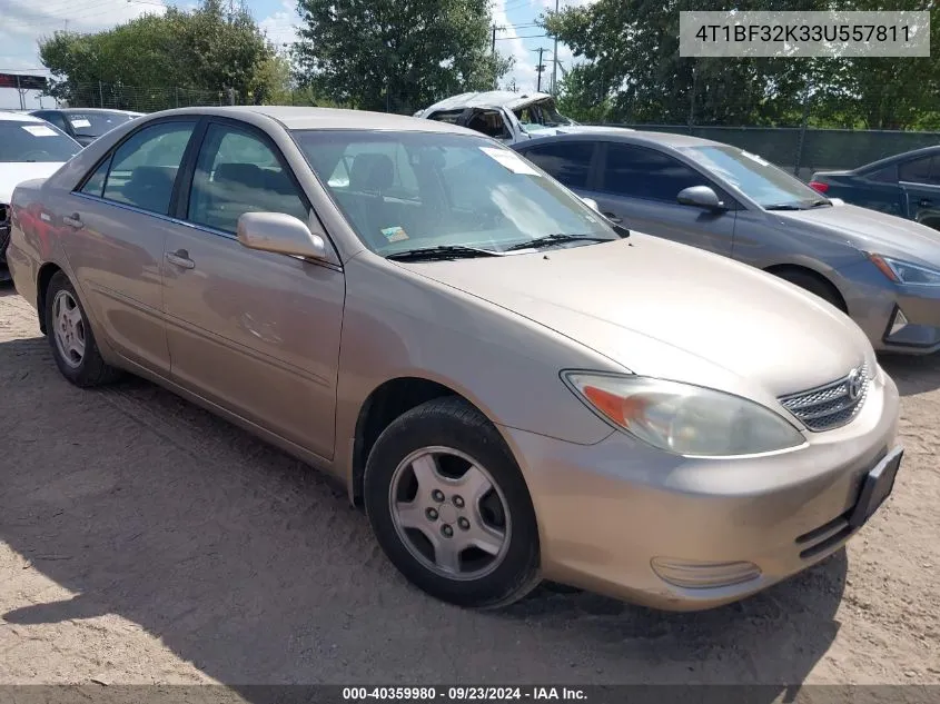 4T1BF32K33U557811 2003 Toyota Camry Le