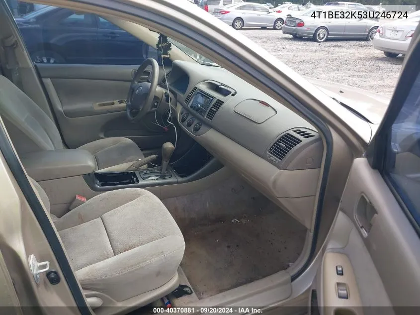 4T1BE32K53U246724 2003 Toyota Camry Le