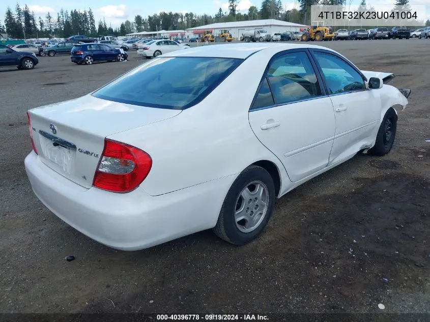 4T1BF32K23U041004 2003 Toyota Camry Le V6