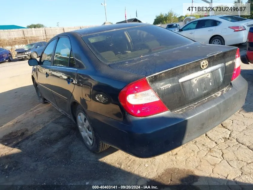 4T1BE32K73U249687 2003 Toyota Camry Le