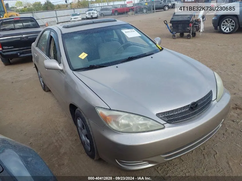 4T1BE32K73U230685 2003 Toyota Camry Le