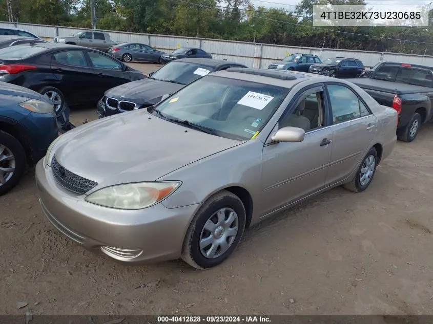 4T1BE32K73U230685 2003 Toyota Camry Le