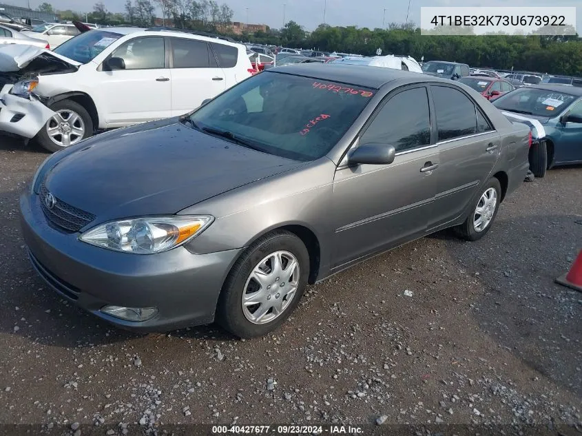 4T1BE32K73U673922 2003 Toyota Camry Xle