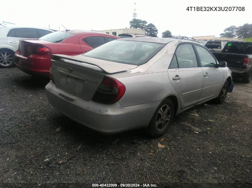 4T1BE32KX3U207708 2003 Toyota Camry Le