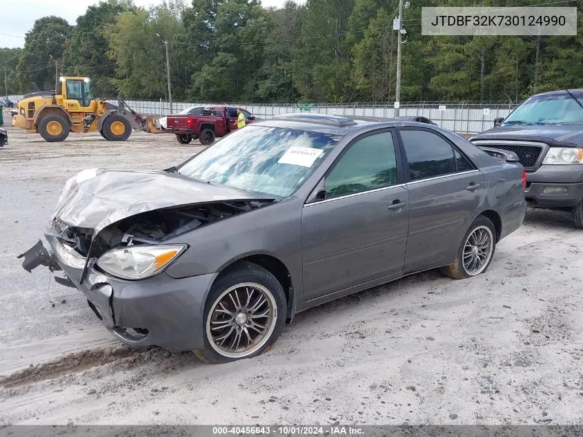 JTDBF32K730124990 2003 Toyota Camry Se