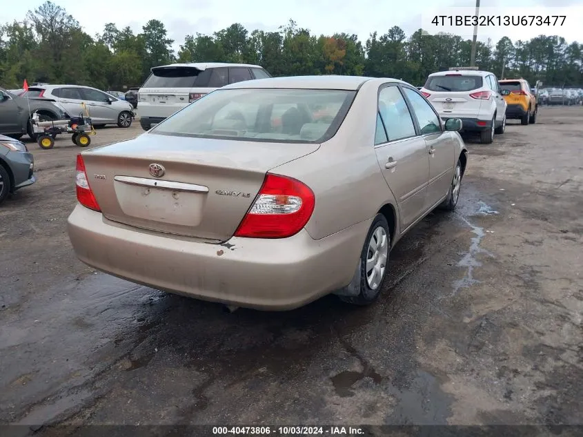 4T1BE32K13U673477 2003 Toyota Camry Le