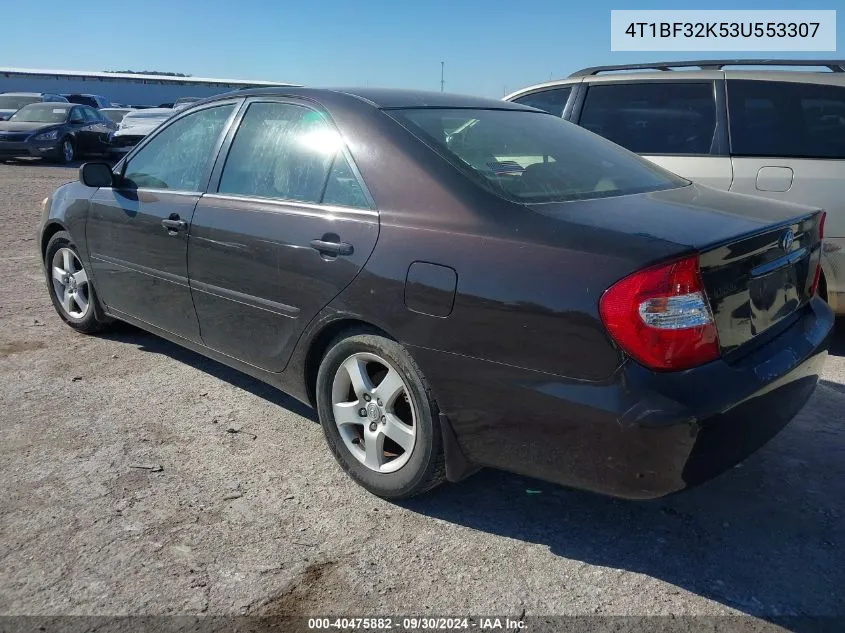 4T1BF32K53U553307 2003 Toyota Camry Se V6